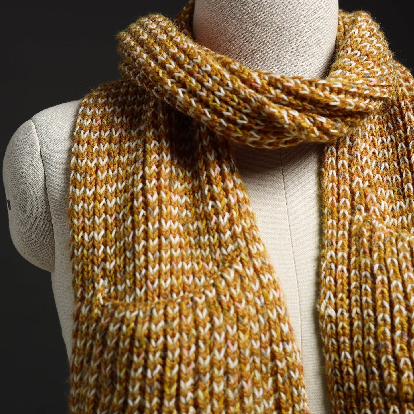  Kumaun Hand Knitted Woolen Muffler for Men & Women Online in India