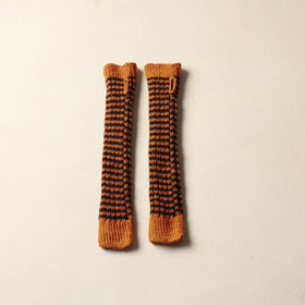  Brown Kumaun Hand Knitted Woolen Hand Warmer