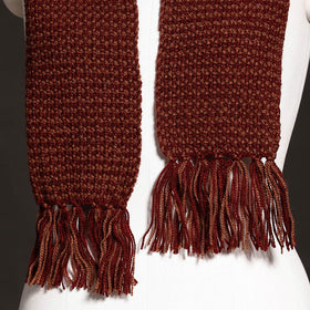  Kumaun Hand Knitted Woolen Muffler (66 in) 