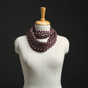  Brown Kumaun Hand Knitted Woolen Neck Warmer