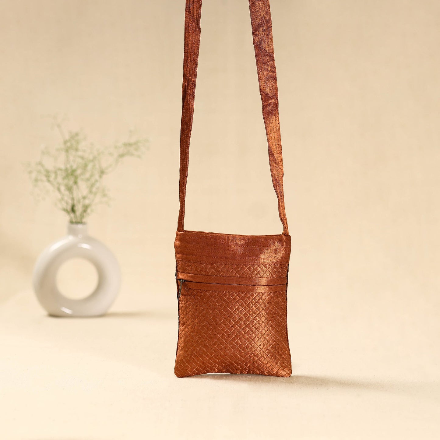 Kutch ahir hand embroidered sling bag 34 - handcrafted