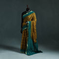 Kutch bandhani tie-dye cotton saree with blouse piece 08