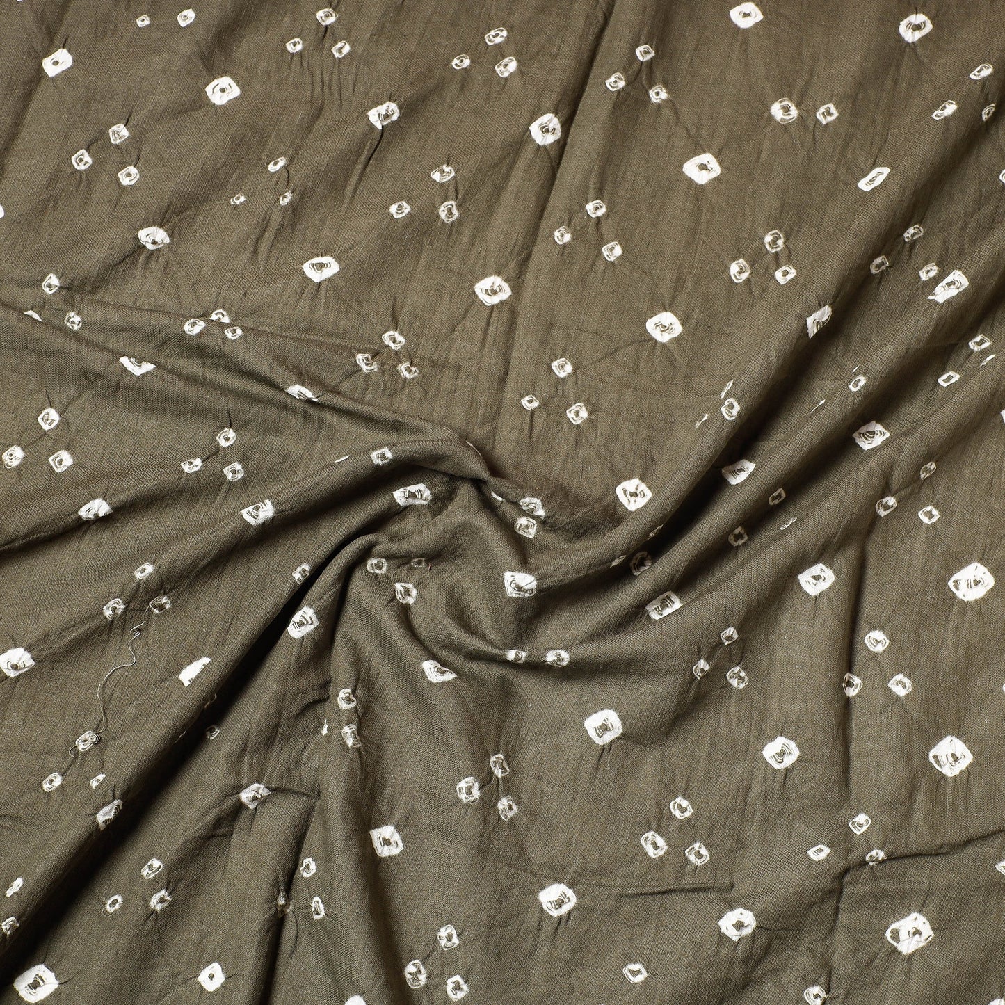  Kutch Bandhani Tie-Dye Satin Cotton Precut Fabric 