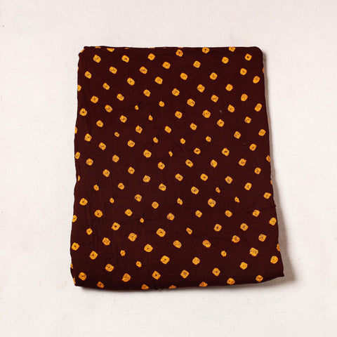  Kutch Bandhani Tie-Dye Satin Cotton Precut Fabric 