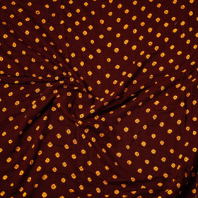  Kutch Bandhani Tie-Dye Satin Cotton Precut Fabric 