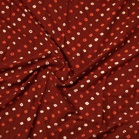  Kutch Bandhani Tie-Dye Satin Cotton Precut Fabric 
