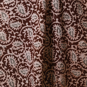 Brown - kutch batik cotton fabric 03 - handcrafted