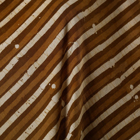 Brown - kutch batik cotton fabric 04 - handcrafted