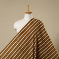 Brown - kutch batik cotton fabric 04 - handcrafted