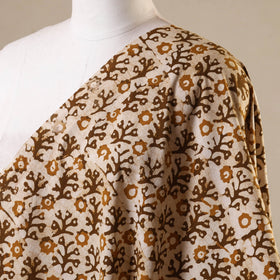 Brown - kutch batik cotton fabric 11 - handcrafted
