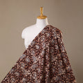 Brown - kutch batik cotton fabric 11 - handcrafted