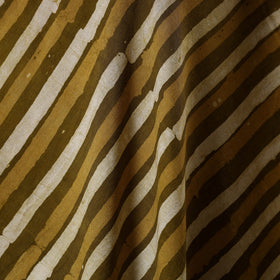 Brown - kutch batik cotton fabric 31 - handcrafted