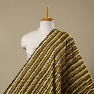 Brown - kutch batik cotton fabric 31 - handcrafted