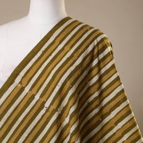 Brown - kutch batik cotton fabric 34 - handcrafted