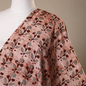 Brown - kutch batik cotton fabric 42 - handcrafted