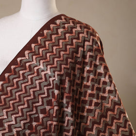 Brown - kutch batik cotton fabric 45 - handcrafted