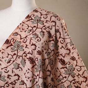 Brown - kutch batik cotton fabric 54 - handcrafted