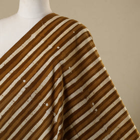 Brown - kutch batik cotton fabric 04 - handcrafted