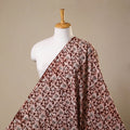 Brown - kutch batik cotton fabric 10 - handcrafted