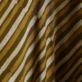 Brown - kutch batik cotton fabric 31 - handcrafted