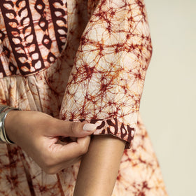 Buy Kutch Batik Printed Cotton Straight Kurta for Women