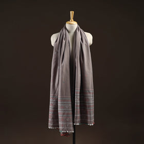 Kutch bhujodi handwoven merino wool dhabla shawl 26