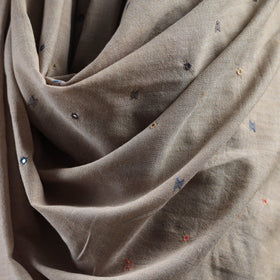 Kutch bhujodi mirror work handwoven merino wool shawl 32