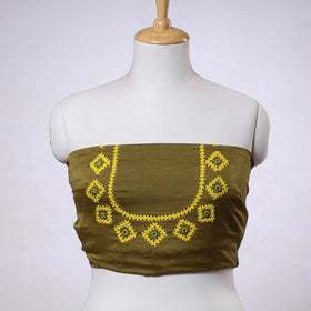 Buy Kutch Embroidery Silk Cotton Blouse Piece  