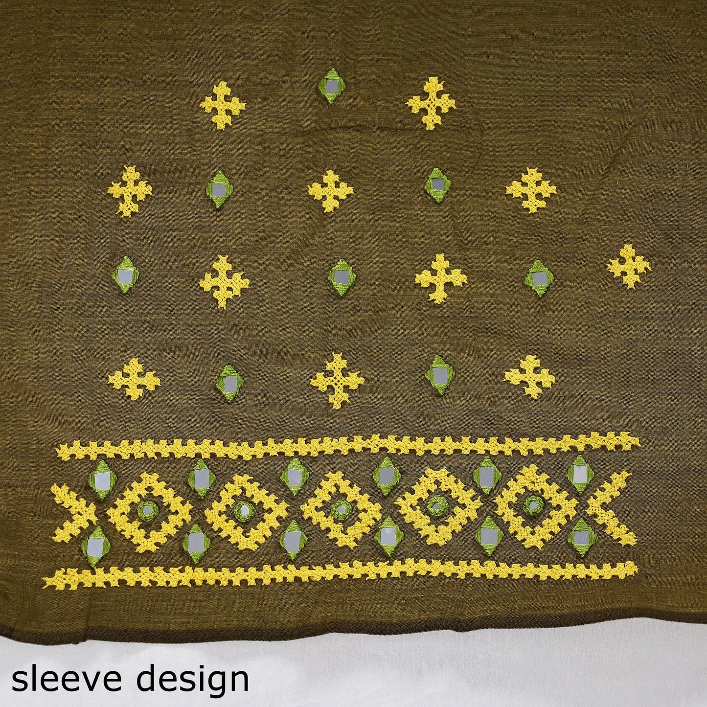 Buy Kutch Embroidery Silk Cotton Blouse Piece  