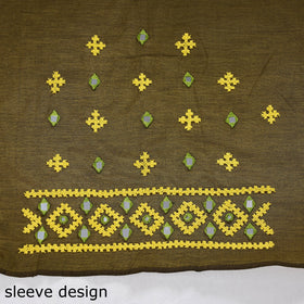 Buy Kutch Embroidery Silk Cotton Blouse Piece  