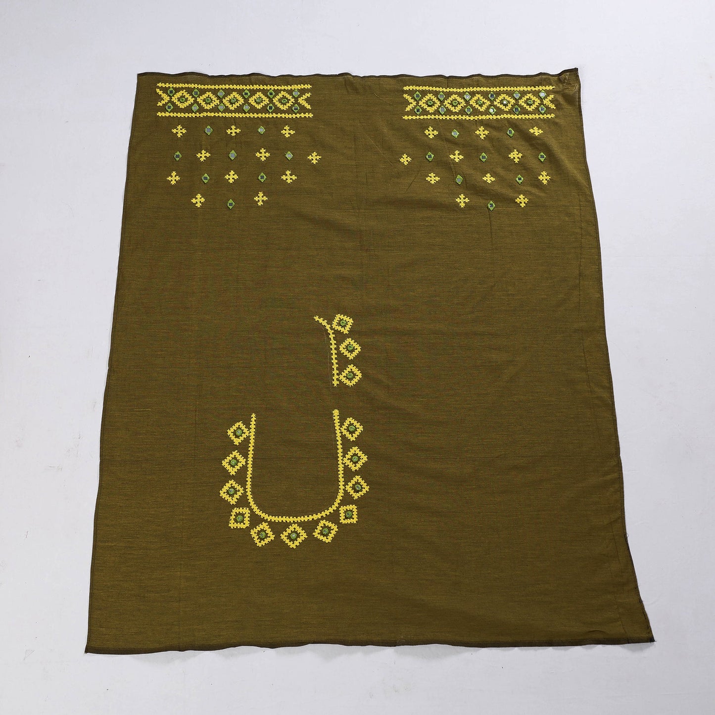 Buy Kutch Embroidery Silk Cotton Blouse Piece  