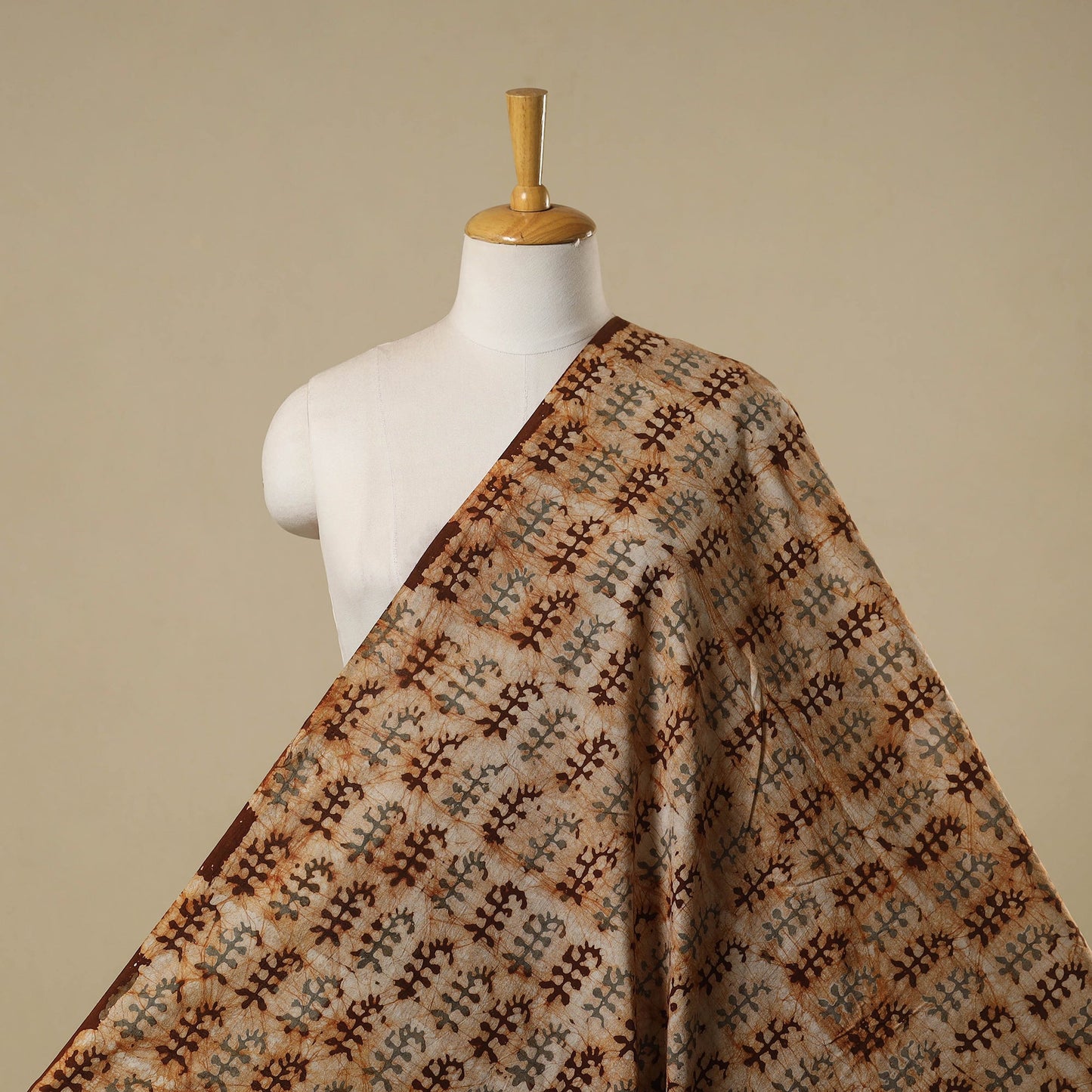 Kutch hand batik cotton fabric 03 - handcrafted