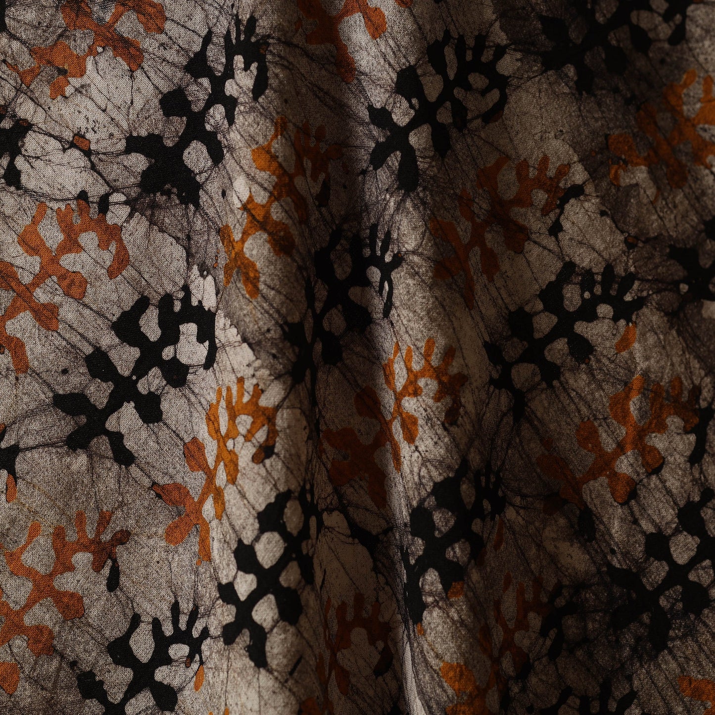 Kutch hand batik cotton fabric 07 - handcrafted