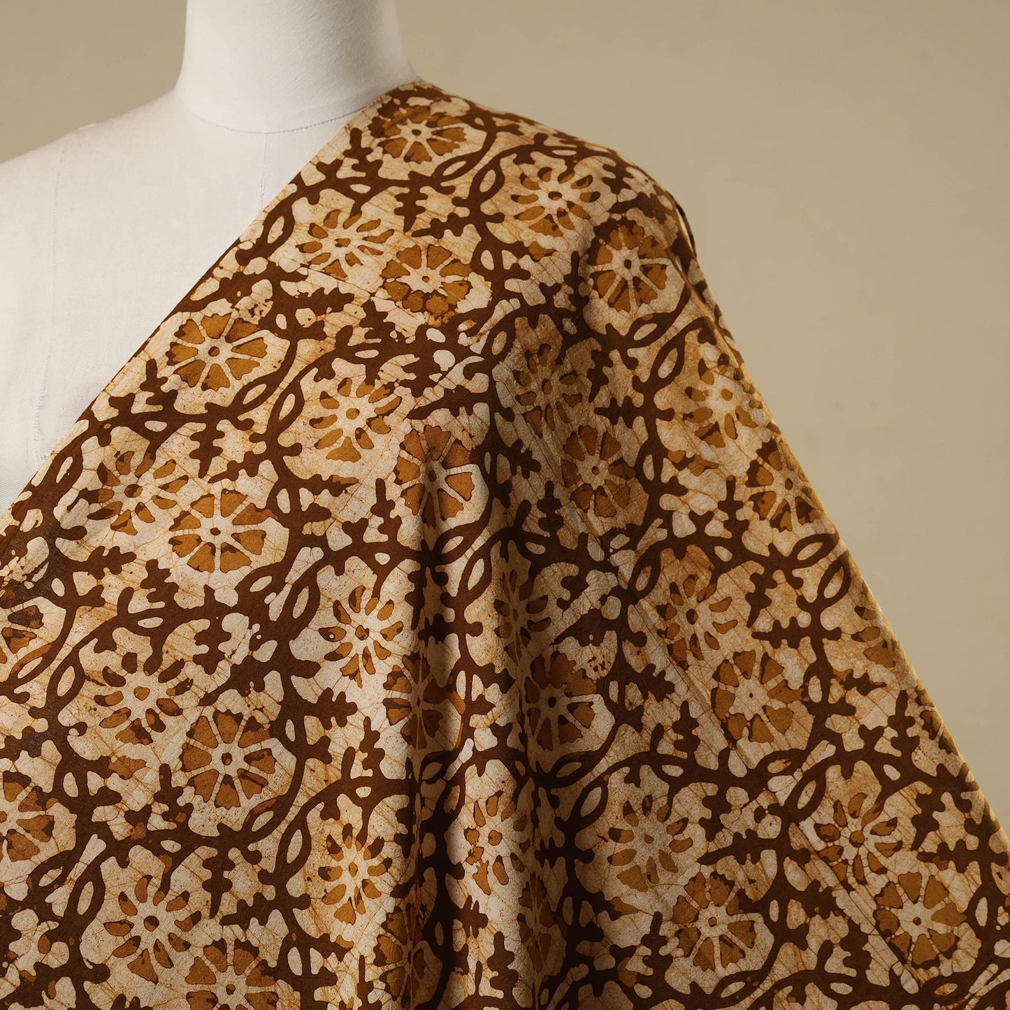 Kutch hand batik cotton fabric 08 - handcrafted