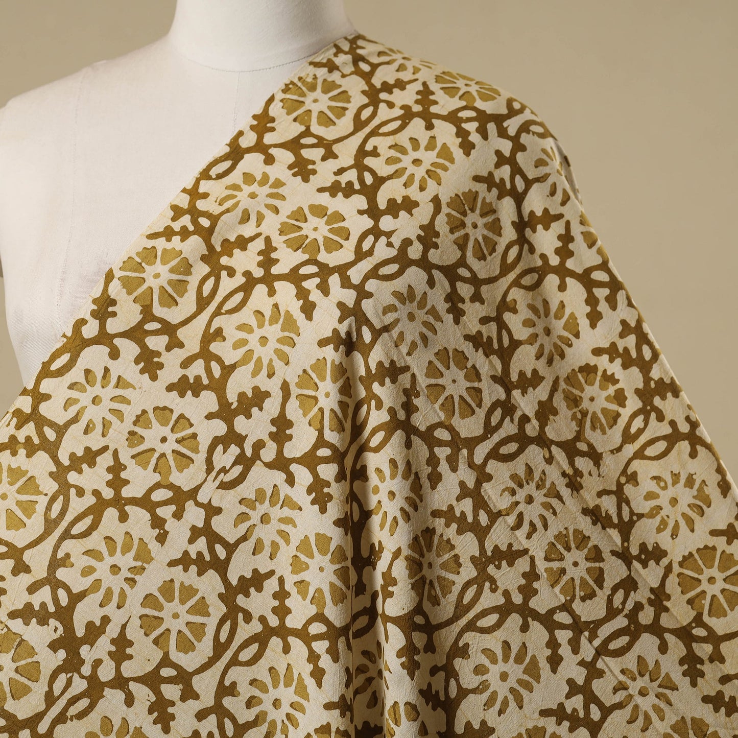 Kutch hand batik cotton fabric 22 - handcrafted