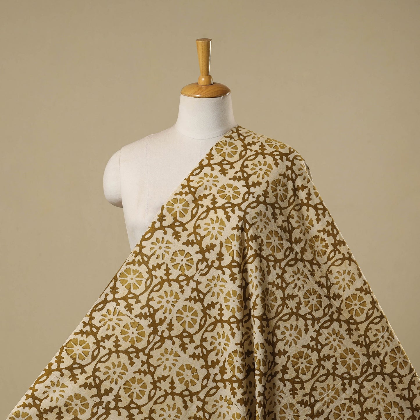 Kutch hand batik cotton fabric 22 - handcrafted