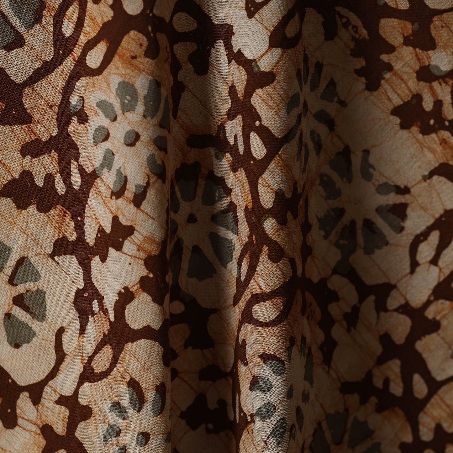 Kutch hand batik cotton fabric 32 - handcrafted