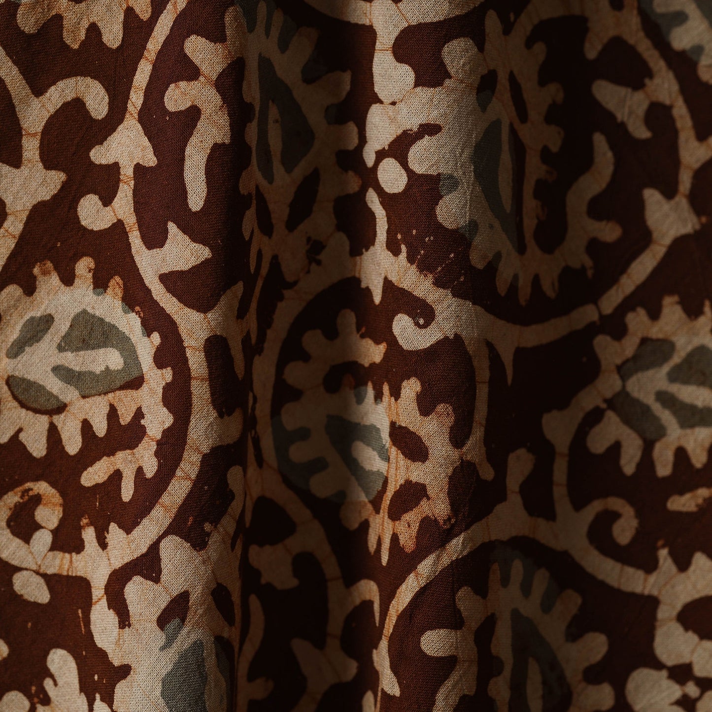 Kutch hand batik cotton fabric 37 - handcrafted