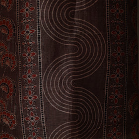 Kutch hand block ajrakh print natural dyed linen 2pc