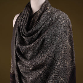 Kutch handwoven hand merino wool shawl 18 - handcrafted