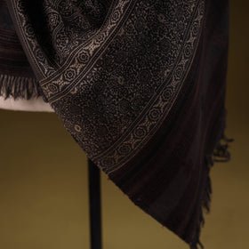 Kutch handwoven hand merino wool shawl 18 - handcrafted