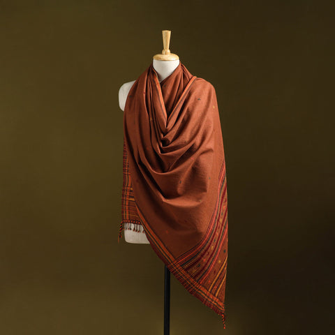 Kutch handwoven merino wool shawl 65 - handcrafted
