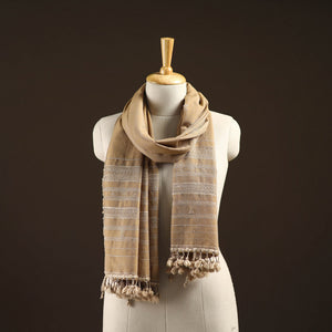 Kutch handwoven merino wool stole 57 - handcrafted