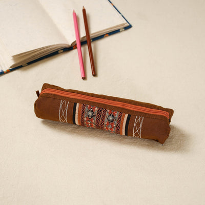 Kutch neran hand embroidered pencil pouch 241 - handcrafted