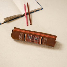 Kutch neran hand embroidered pencil pouch 241 - handcrafted
