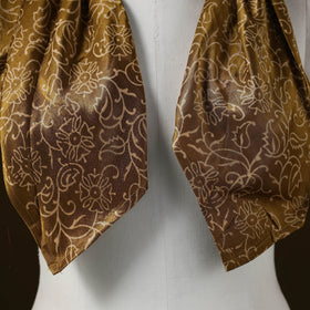 Kutch printed mashru silk pendant necklace scarf 57