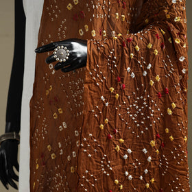Kutch tie-dye cotton bandhani dupatta 63 - handcrafted