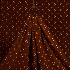 Brown - kutch tie-dye cotton bandhani fabric 03