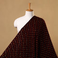  Brown Kutch Tie-Dye Mul Cotton Bandhani Fabric