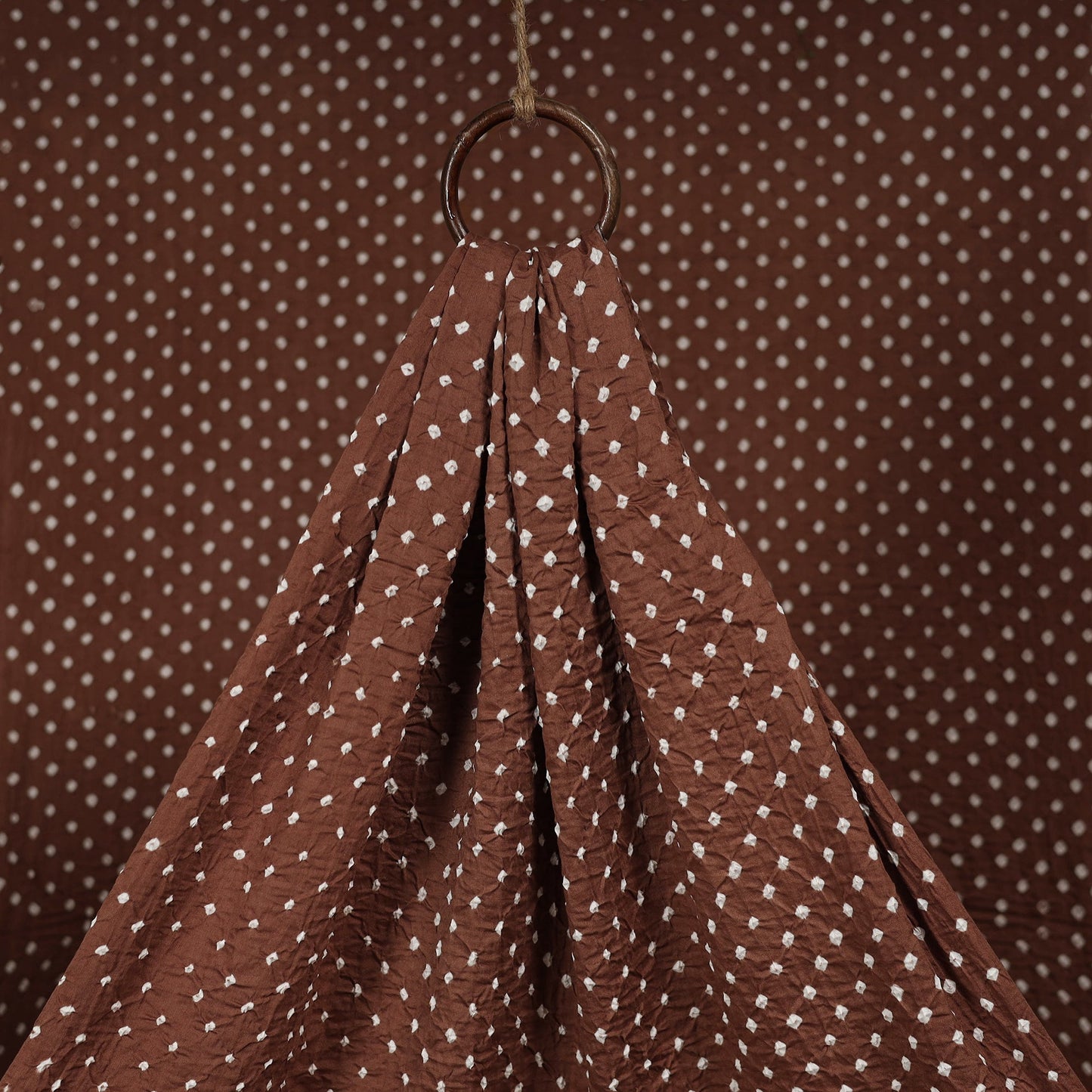 Kutch tie-dye cotton bandhani fabric 06 - handcrafted